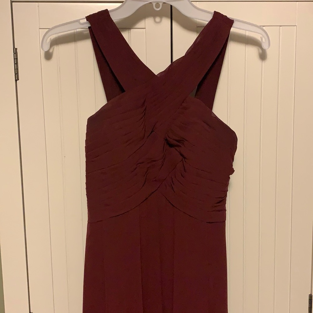 Bridesmaid dress. Size 2 top altered to 0. Cups inserted